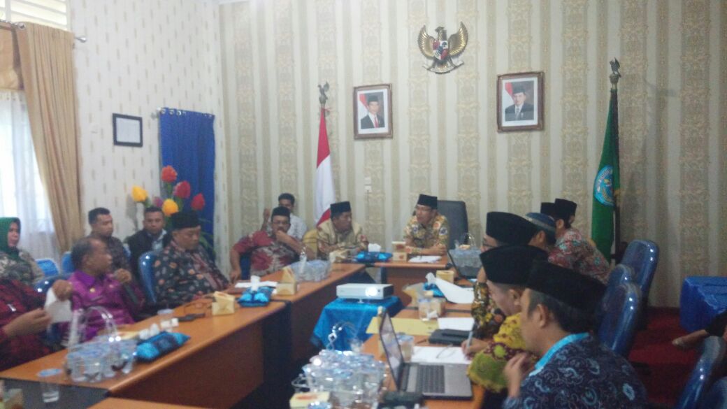 Tim Kelompok Kerja (Pokja) Kabupaten Merangin sambangi Kantor Walikota