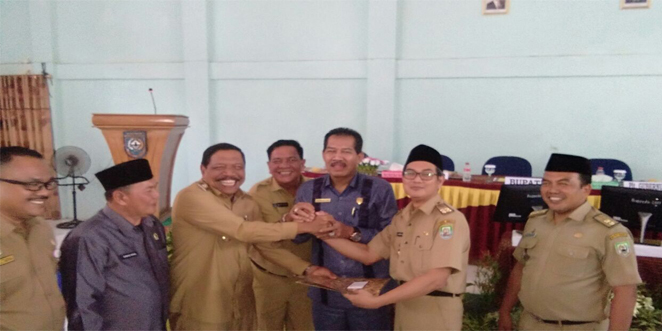 Bupati BU Ir Mian Bersama Pejabat Pemrov Bengkulu Didampingi Anggota DPRD Provinsi 