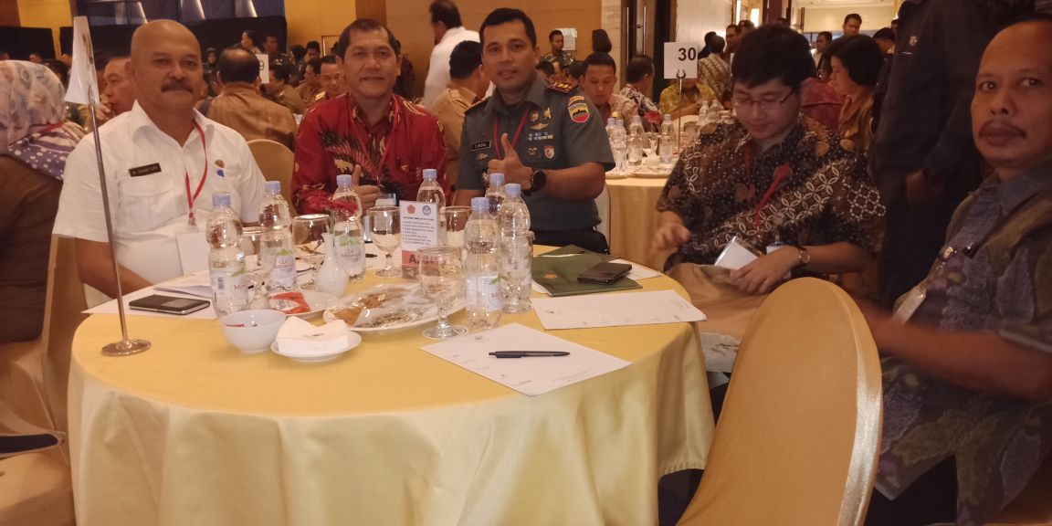 Tampak Bupati Hadiri Rakornis TMMD