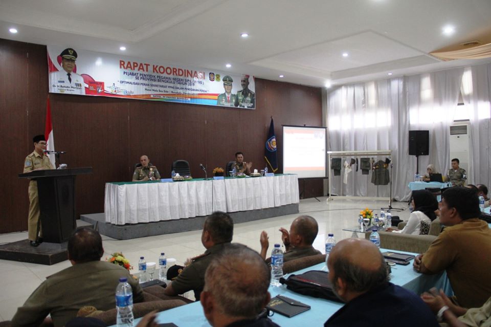 Satpol PP Gelar Rakor PPNS se-Provinsi Bengkulu