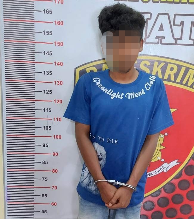 MR pelaku penikaman ayah kandung sendiri (foto/Istimewa)