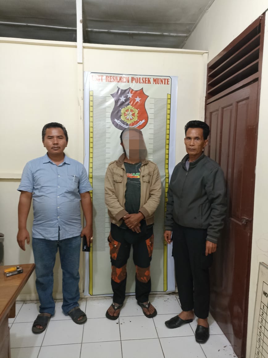 Pelaku Penikaman di Pakter Tuak Desa Barung Kersap Berhasil Diringkus (Foto/Wan)​