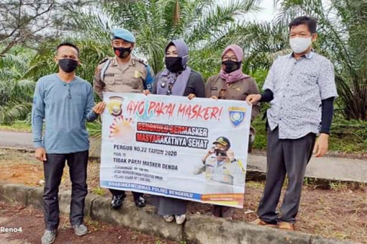 Operasi Yustisi, Polsek Muara Bangkahulu Lakukan Patroli Dialogis