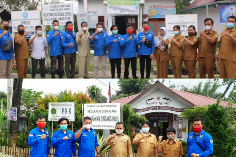 PK KNPI Sidikalang Jalin Sinergitas Dengan Desa Belang Malum Dan Kelurahan Bintang Hulu