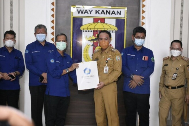 Tim Pengembangan Unila Kunker ke Way Kanan