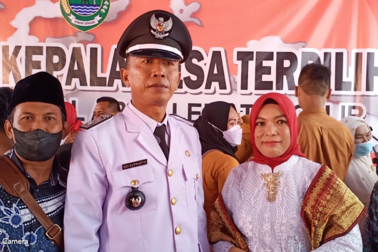 Edi Suprapto Resmi Dilantik Jadi Kepala Desa Benakat Minyak