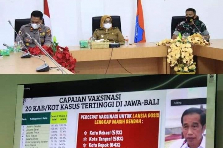 Wabup Labuhanbatu Ikuti VidCon Bersama Presiden Terkait Penanganan Covid-19