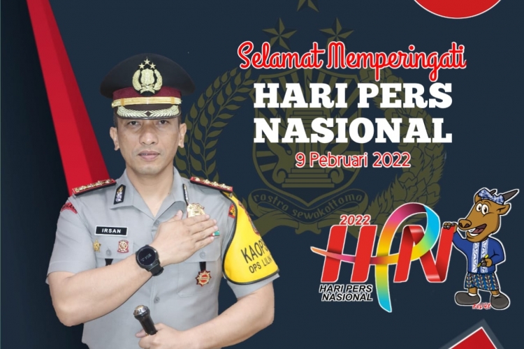 Kapolresta Deli Serdang Ucapkan Selamat Hari Pers Nasional ke-76
