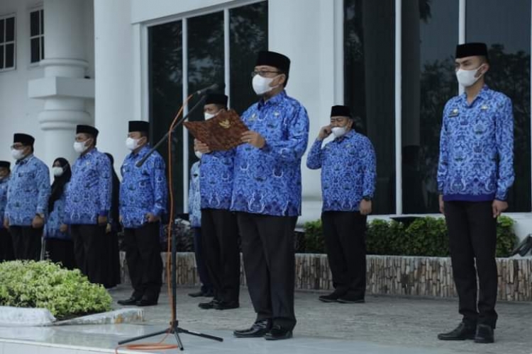 Sekretaris Daerah Kabupaten Asahan Pimpin Upacara Hari Kesadaran Nasional