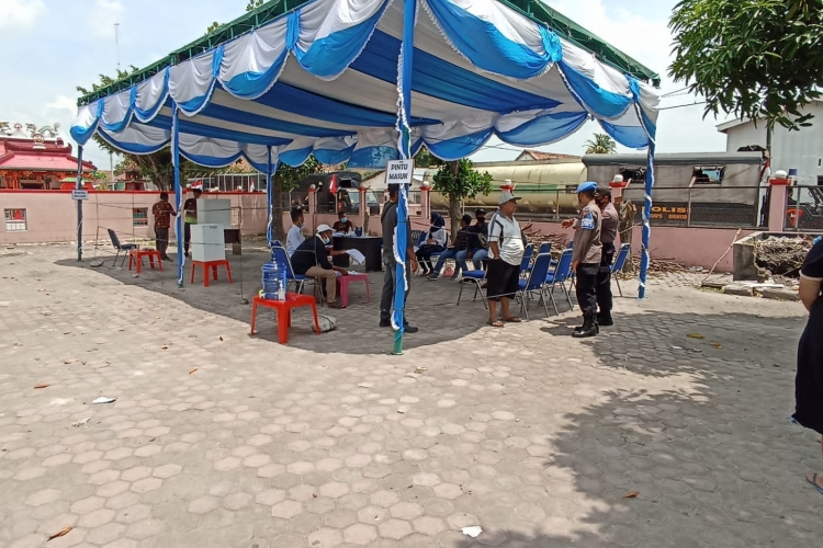 Antisipasi Gesekan Saat Pilkades Polresta Deli Serdang Laksanakan Patroli Skala Besar