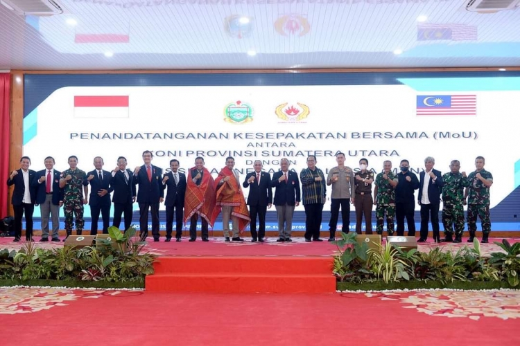 KONI Sumut Jalin MoU Bersama MSN Malaysia
