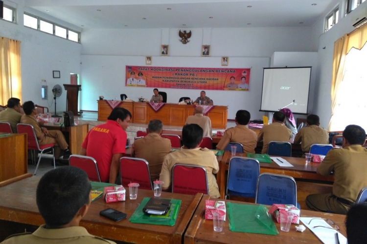 Bengkulu Utara Darurat Bencana,BPBD Gelar Rakor