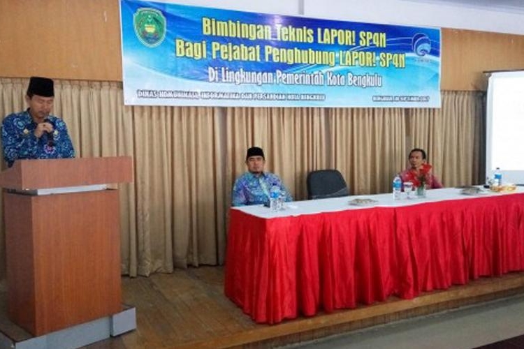 Bimtek aplikasi Layanan Aspirasi Pengaduan Online Rakyat (Lapor) Sistem Pengelolaan Pengaduan Pelayanan Publik Nasional (SP4N)