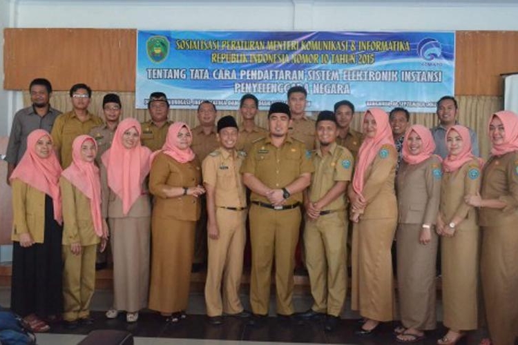 Sosialisasi Peraturan Menteri Komunikasi dan Informatika Nomor 10 Tahun 2015 tentang Tata cara Pendaftaran sitem elektronik Instansi Penyelenggara Negara
