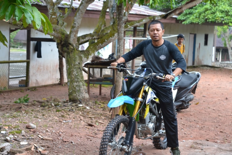 Kades Merangin Cek Kesiapan Trabas