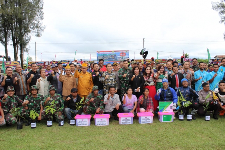 Sukseskan Go Green Sibayak Adventure Kodim dan Pemkab Karo Gelar Beberapa Kegiatan