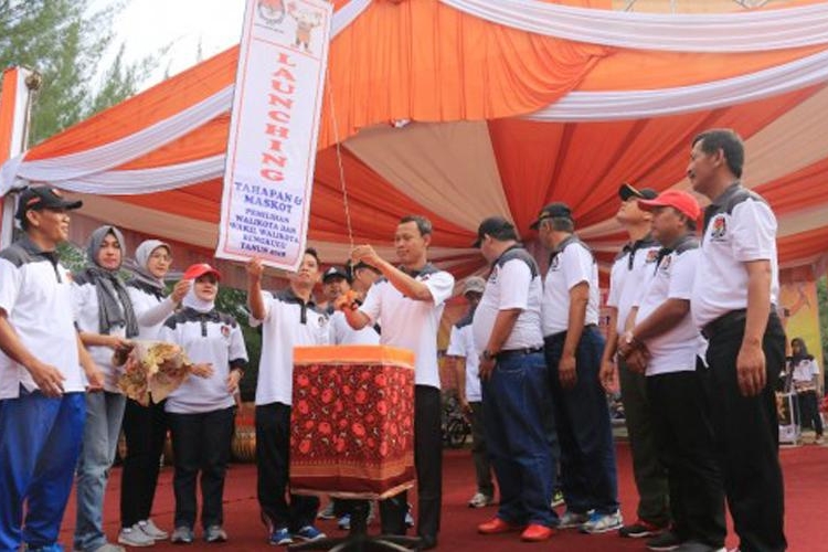 Launching tahapan pemilihan Walikota Bengkulu dan Wakil Walikota untuk tahun 2018