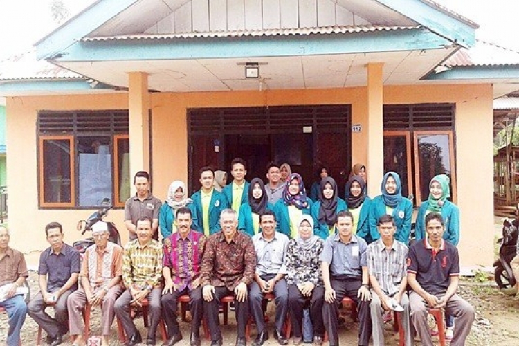 Kunjungi Lokasi KKN,Rektor Jelaskan Pentingnya Pendidikan