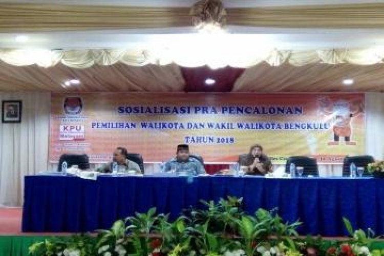 Rangkaian Sosialiasi KPU Kota Bengkulu