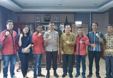 Pengurus Permata GBKP Klasis Audiensi Bersama Bupati dan Kapolres