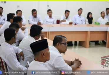 M Ridwan Resmi Dilantik Jadi Ketua PPK Panai Hilir
