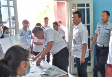 Kepala Rutan Kabanjahe Gelar Sosialisasikan Antisipasi Corona