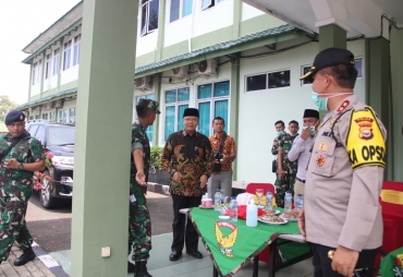 Antisipasi Corona Gubernur Rohidin dan FKPD Galakkan Semprot Disinfektan