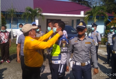 Gugus Tugas Penanganan Covid-19 Kampar Turun ke Pasar Bangkinang