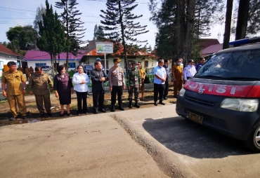 Penyemprotan Disinfektan Massal Digelar di Karo