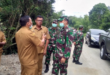 DPUPR Karo Segera Bangun Bronjong Jembatan Merah Putih