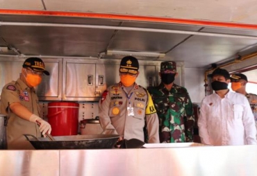 Dapur Umum Bengkulu Bagikan 1000 Porsi Nasi Kotak Ini 8 Titiknya