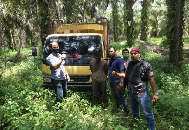 Polsek Tapung Hulu Ungkap Kasus Pencurian Truk Sawit