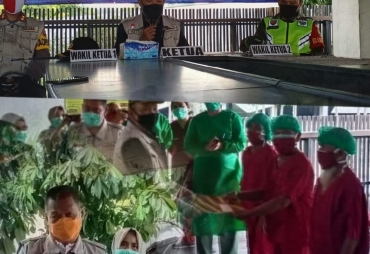 Dinyatakan Sembuh Tiga Pasien Covid-19 di Tubaba Dipulangkan