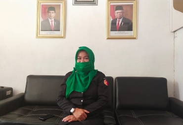 Fatimah Siregar selaku Divisi Pengawasan Badan Pengawas Pemilu (Bawaslu)