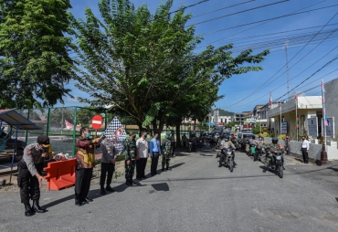 Dikirim dari Mabes Polri Polres Sidimpuan Distribusikan 10 Ton Beras