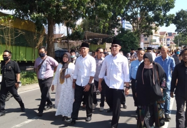 Jemput Rekom PKS Paslon SAHE Diarak Ke Markas PKS Rejang Lebong 