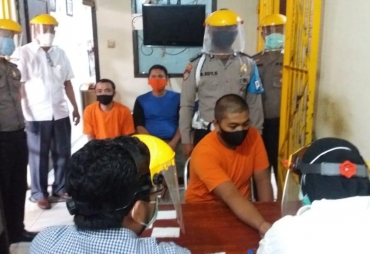 Pastikan Tahanan Bebas Covid-19 Polres Tapsel Gelar Rapid Test