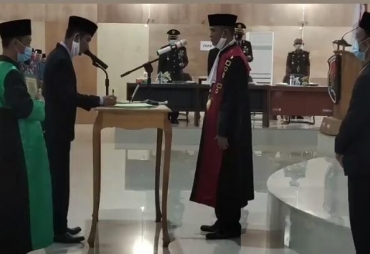 PAW Siswanto Dilantik Gantikan Alm Syamsu Rizal