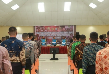 Seleksi Tamtama dan Akpol Polda Kepri Gelar Pemeriksaan Kesehatan