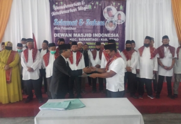 PD DMI Karo Lantik PC DMI Kecamatan Berastagi