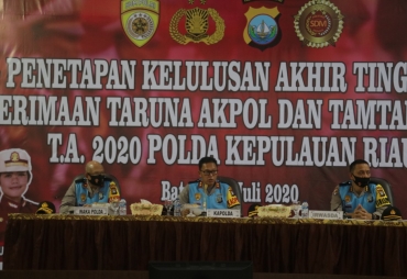 Kapolda Kepri Pimpin Sidang Kelulusan Akhir Tamtama dan Akpol