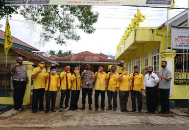 Kapolres Tapsel Bahas Pilkada dengan Partai Golkar