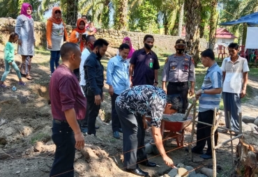 Bangun Rumah Layak Huni PWI dan Kapolres-Kajari Mukomuko Bersinergi 