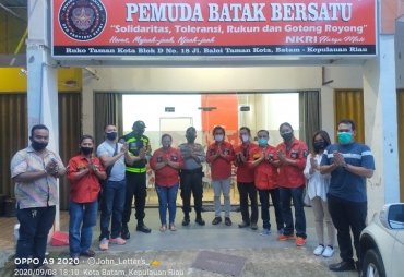 Kanit Binmas Kunjungan Silaturrahmi ke Sekretariat DPD PBB Kepri