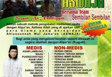 Tidak Dipungut Biaya Jam’iyyah Ruqyah Aswaja Mukomuko Adakan Ruqyah Massal