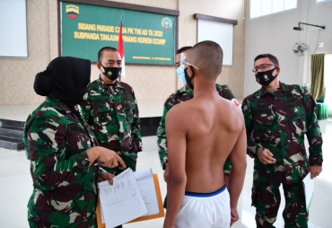 Danrem 033/WP Pimpin Sidang Parade Calon Bintara