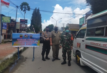 Tim Gabungan Karo Gelar Operasi Yustisi Pendisiplinan Prokes Covid 19