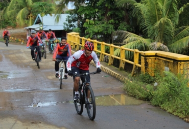 Kapolres Mukomuko bersama Dandim 0428 dan Kejari Gowes Bersama