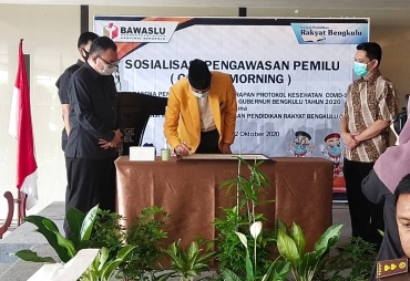 Bawaslu Provinsi Bengkulu Bentuk Pokja Pencegahan Covid-19