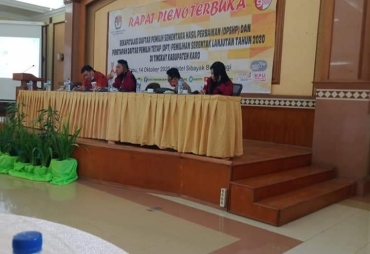 KPU Karo Tetapkan 277.577 DPT untuk Pilbup Karo
